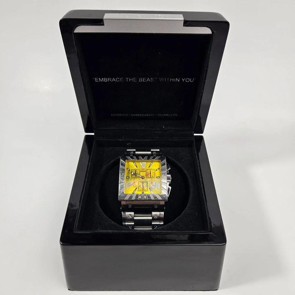 Renato Stallion Chronograph Yellow Dial Stainless Steel Limited Edition Watch